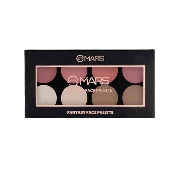 Mars Fantasy Face Palette for Makeup with Blushes, Highlighters and Bronzer 20 gm
