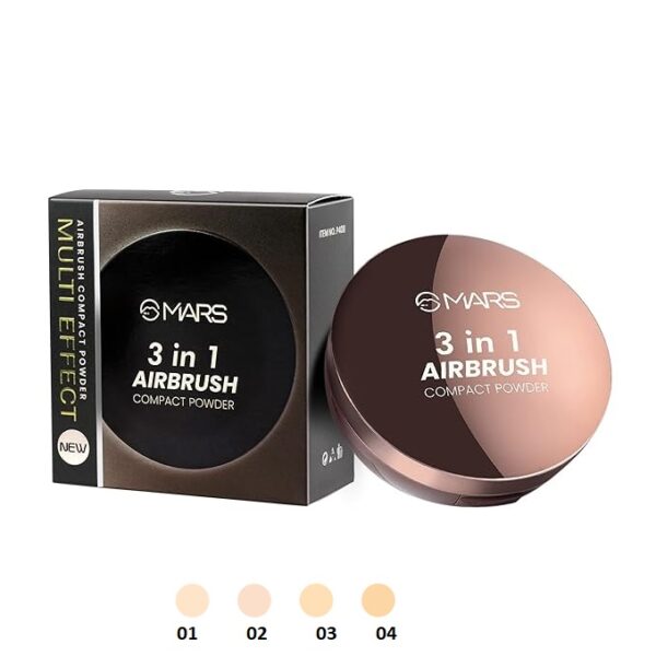Mars 3 in 1 Airbrush Compact Powder 10 gm