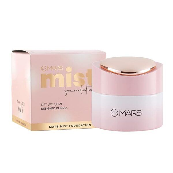 Mars Mist Foundation, With Lilium 3D Skin Whitening Cream Foundation 50 ml